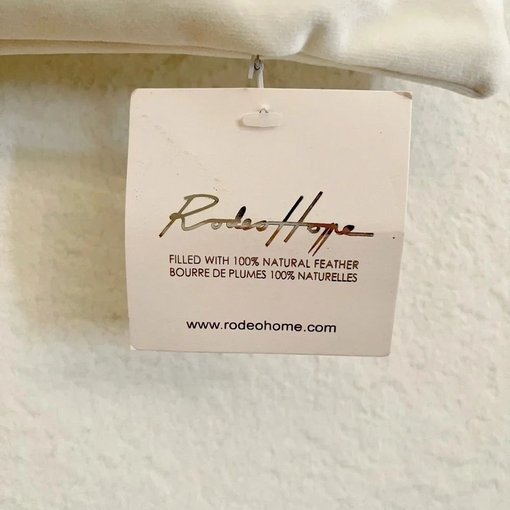 NEW ‘Peace’ Christmas Holiday Velvet Pillow Cover Silver and White, 20”x20”
